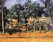 of the village after the tree Paul Cezanne